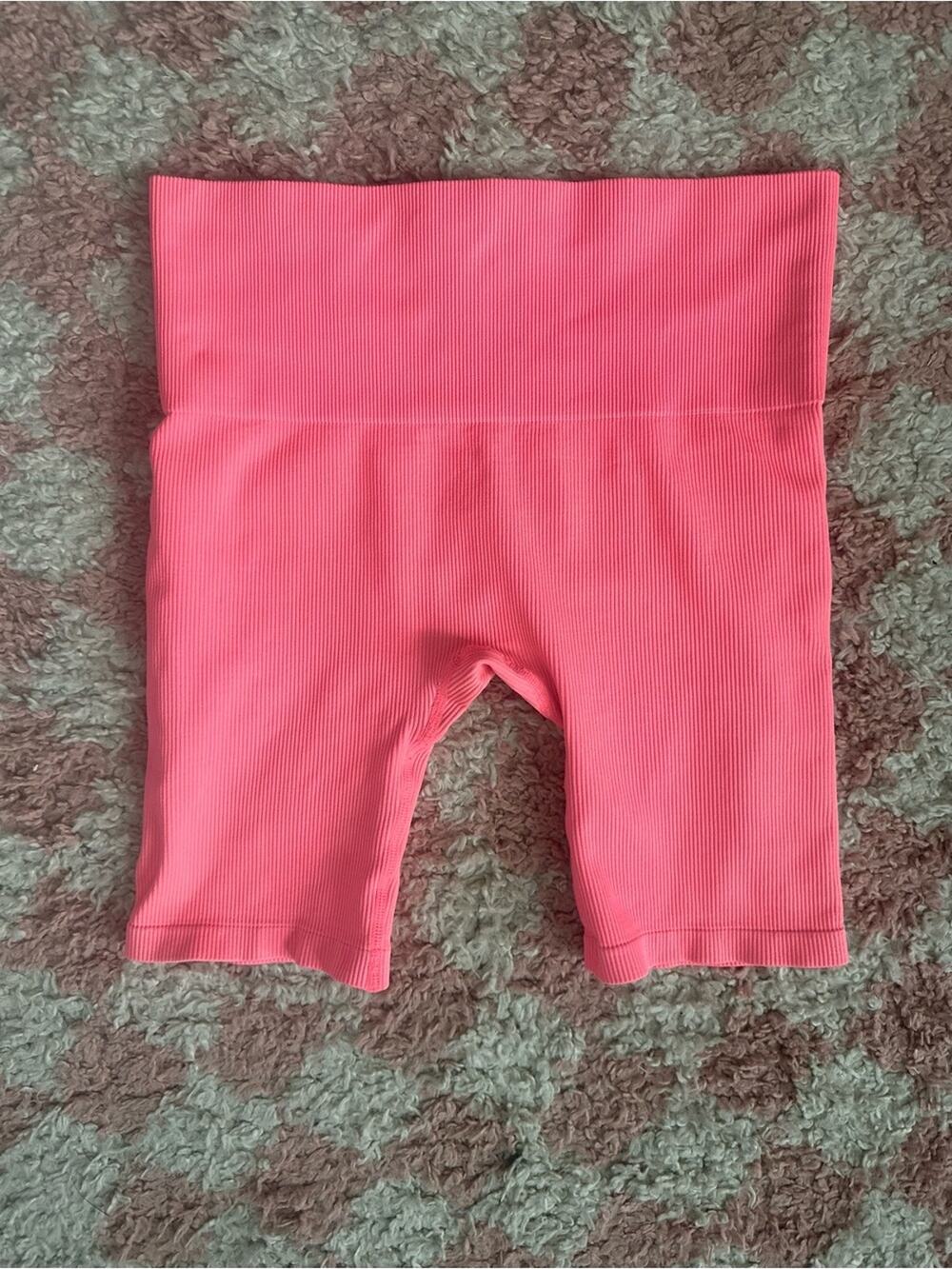 Wild Fable Medium Neon Seamless Ribbed Bike Shorts Active Athleisure Sporty